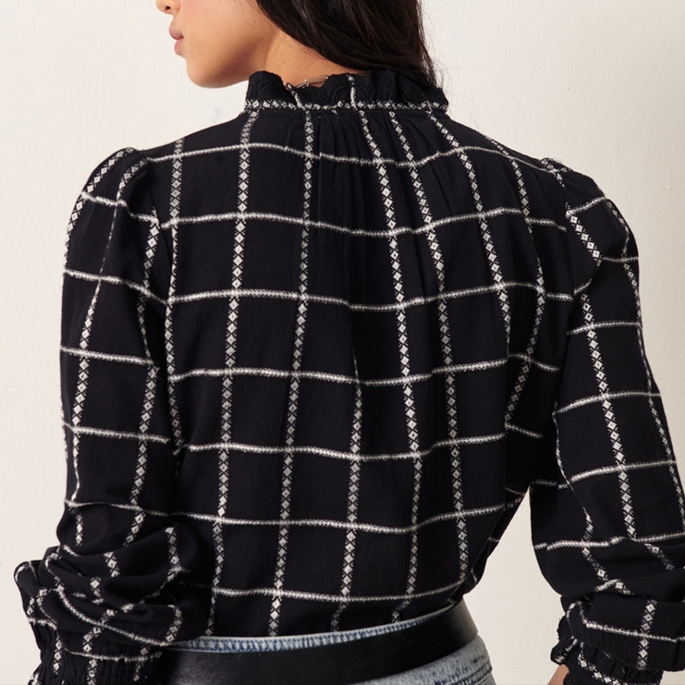 Checked Shirt - Patsy Black - Ba&sh - Picture 2 of 4